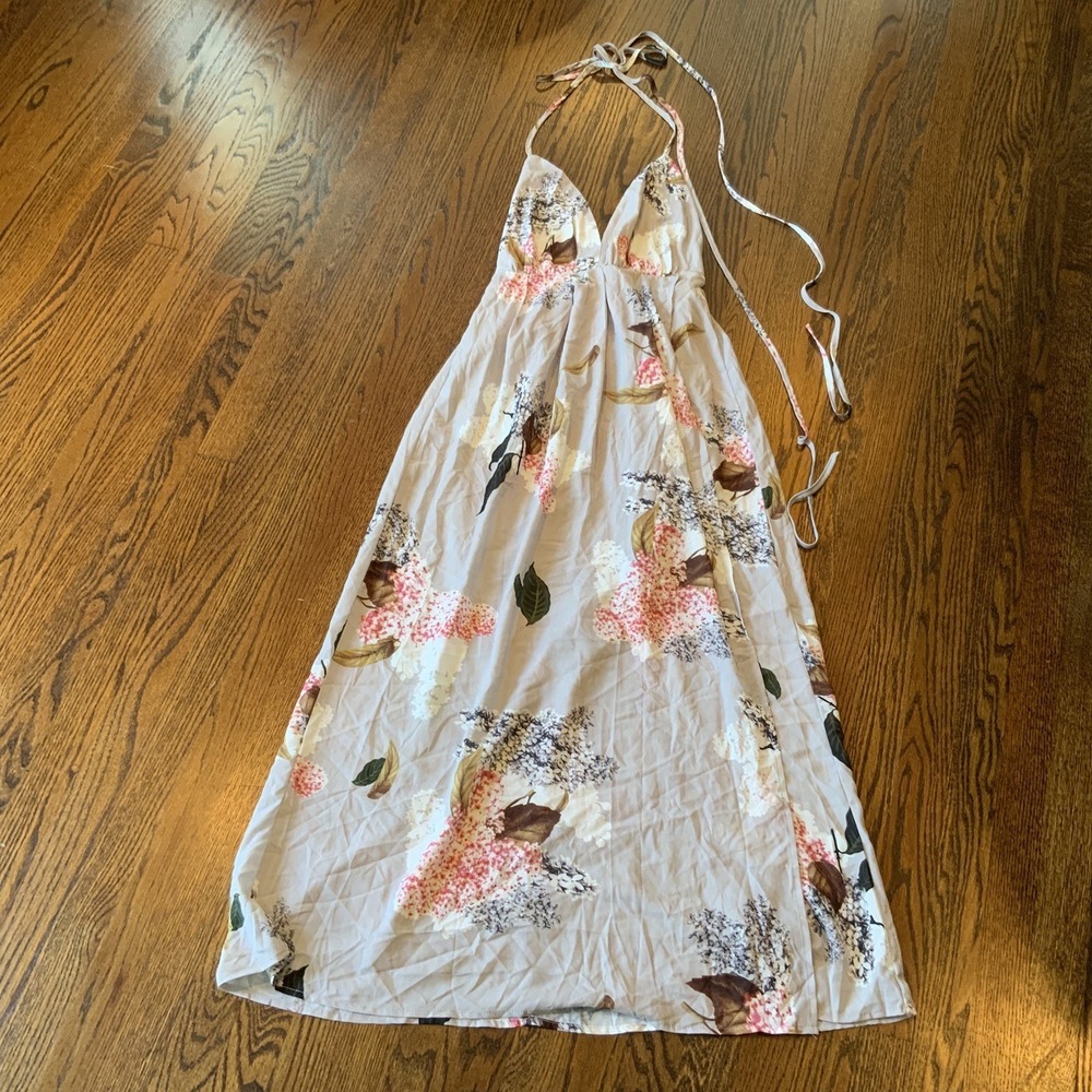 NEW Simplee Babydoll‎ Maxi Dress Sz M Floral Boho 90s Y2K Fairy Romantic NWT